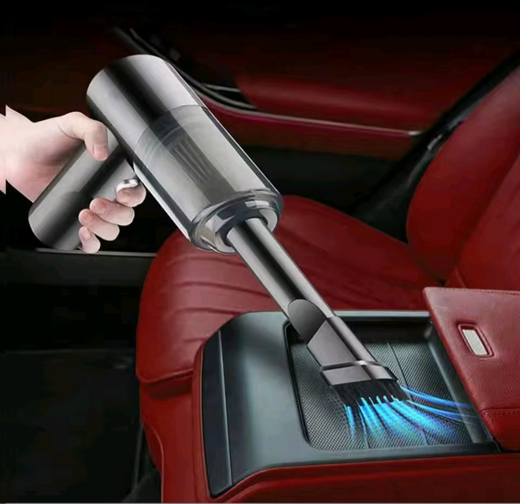 3 في 1 مكنسة كهربائية متكاملة للشفط والنفخ، شحن USB، مكنسة كهربائية منزلية صغيرة للسيارة