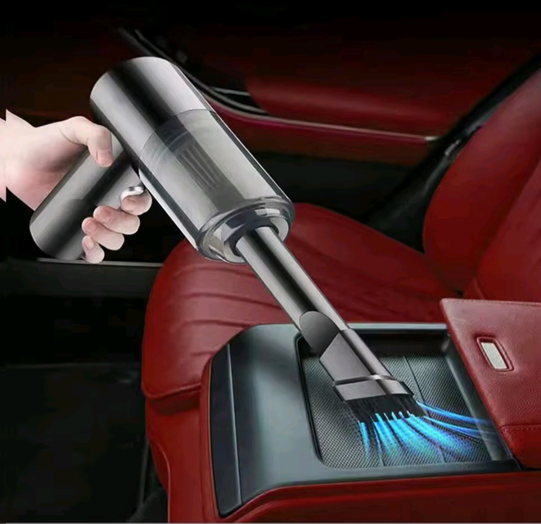 3 في 1 مكنسة كهربائية متكاملة للشفط والنفخ، شحن USB، مكنسة كهربائية منزلية صغيرة للسيارة