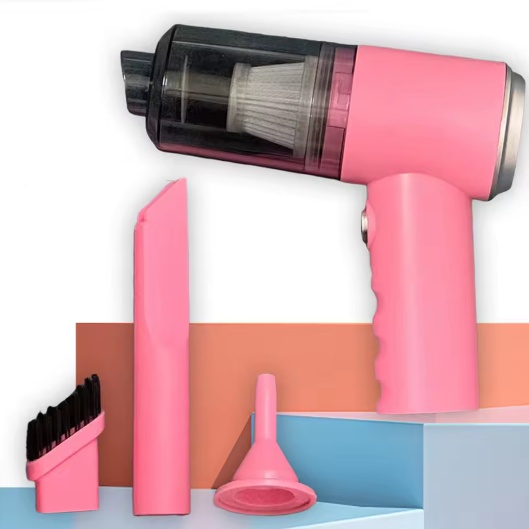 3 في 1 مكنسة كهربائية متكاملة للشفط والنفخ، شحن USB، مكنسة كهربائية منزلية صغيرة للسيارة